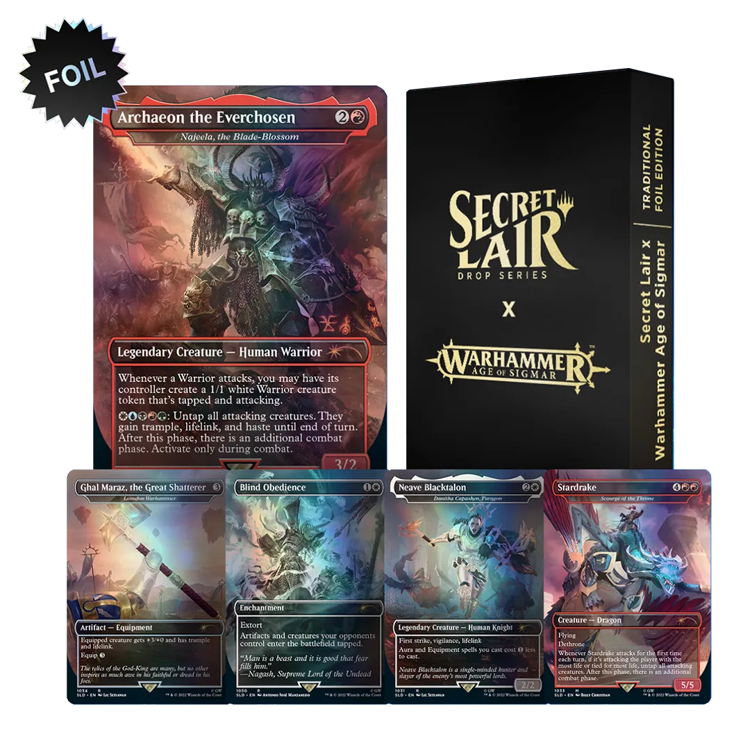 Secret Lair Drop - Secret Lair x Warhammer Age of Sigmar Foil Edition