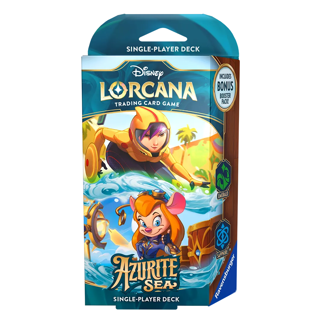Disney Lorcana: Azurite Sea Starter Deck [Emerald & Sapphire]