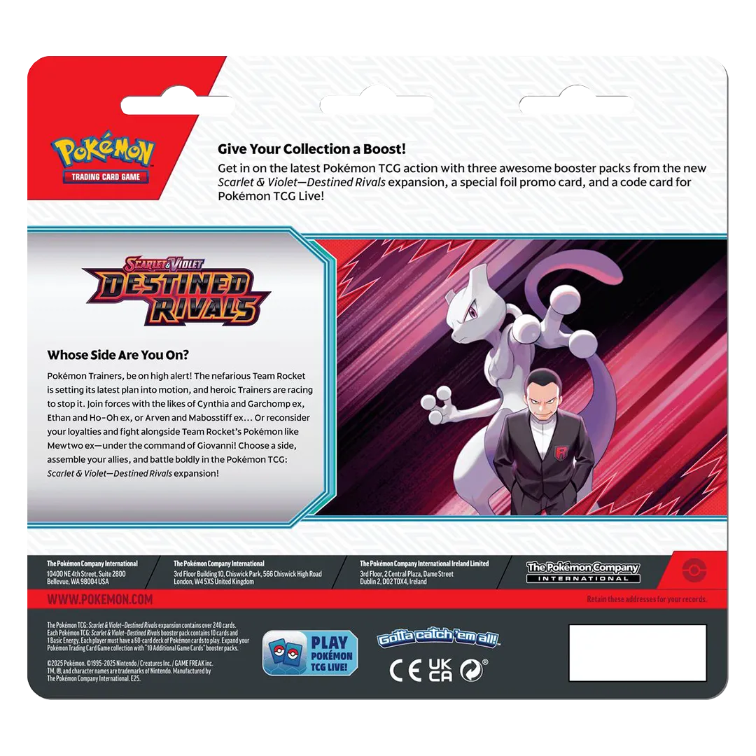 Destined Rivals 3 Pack Blister [Kangaskhan]