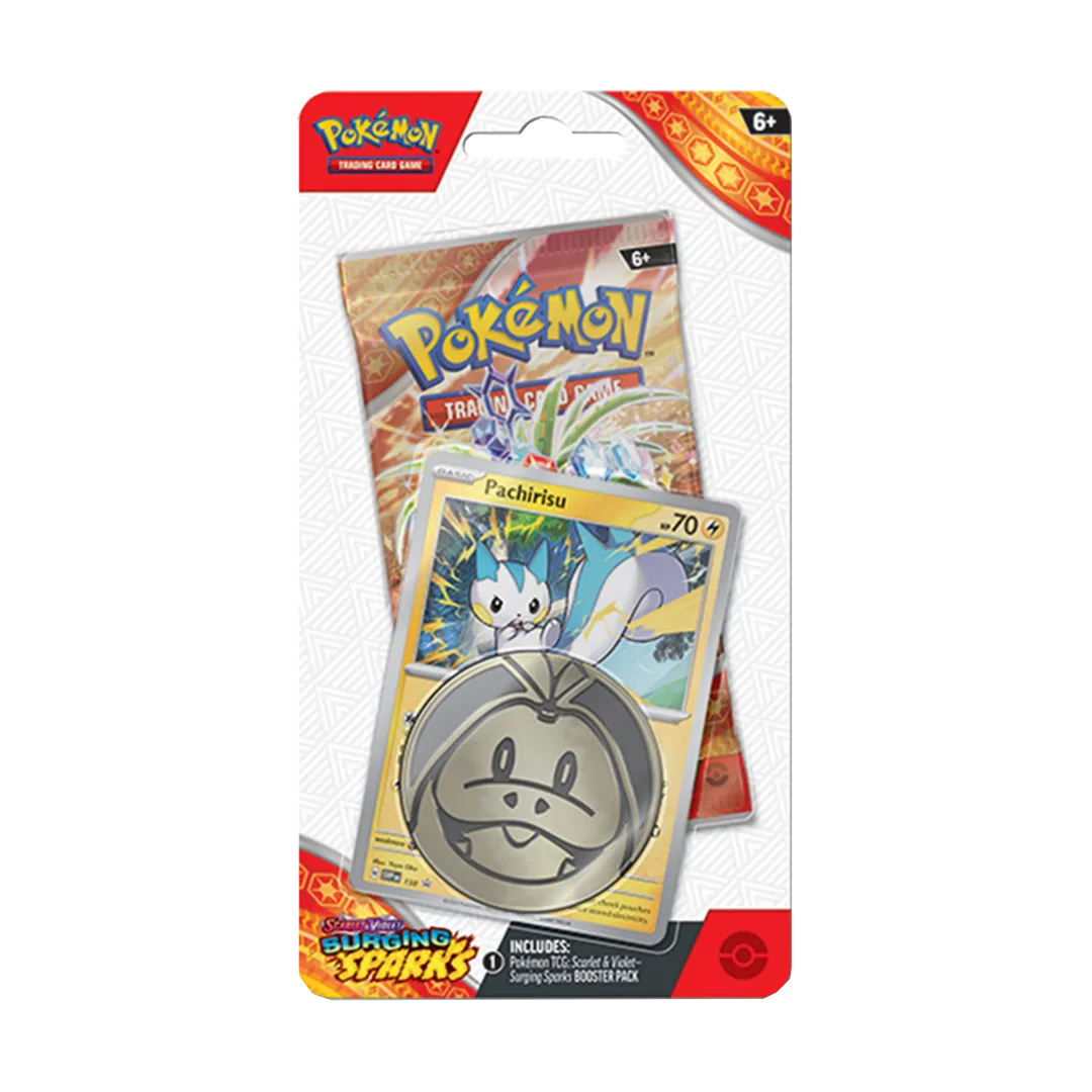Scarlet & Violet: Surging Sparks - Checklane Blister [Pachirisu]