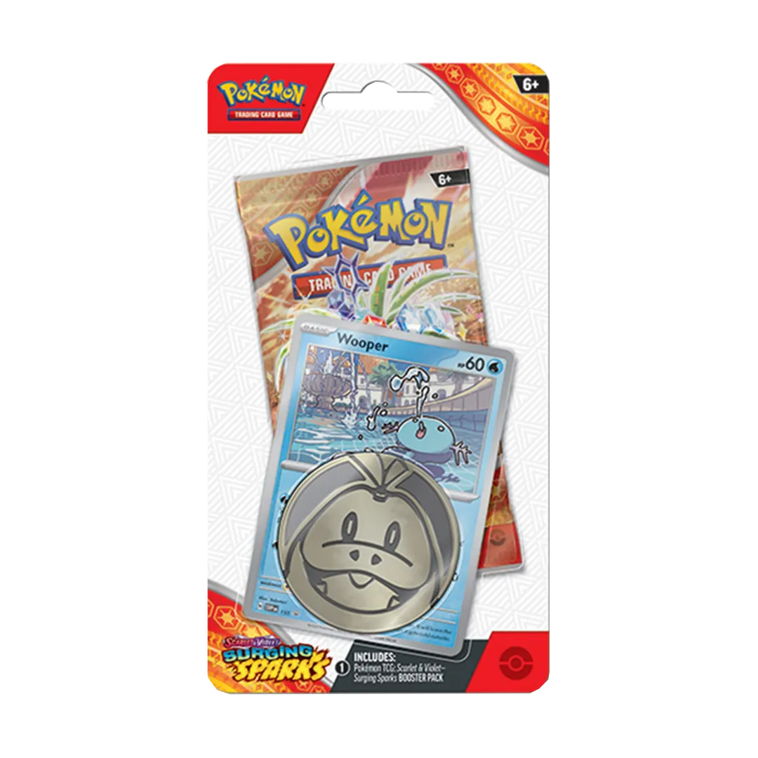 Scarlet & Violet: Surging Sparks - Checklane Blister [Wooper]