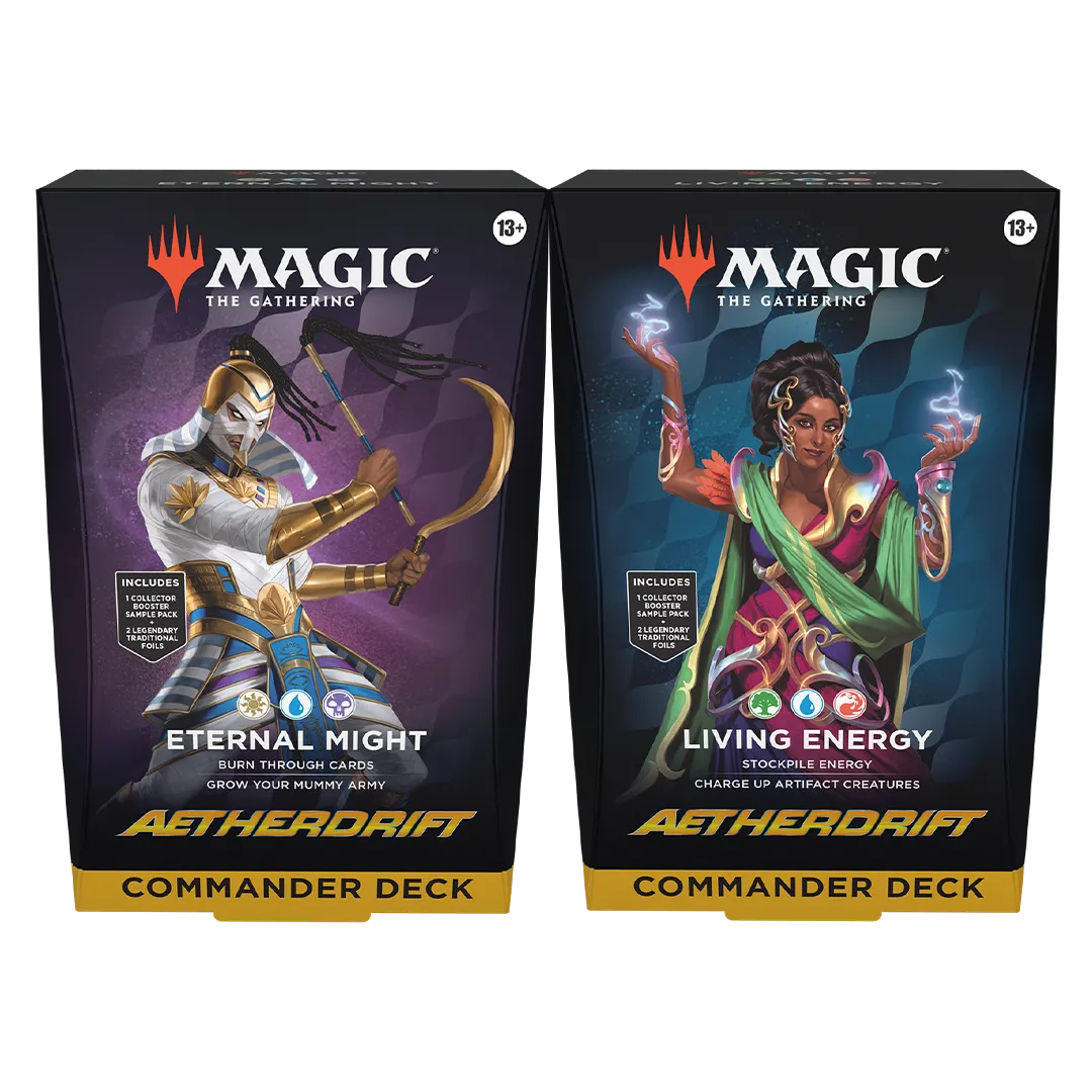 Magic: The Gathering Aetherdrift Commander Deck Bundle [Set of 2]