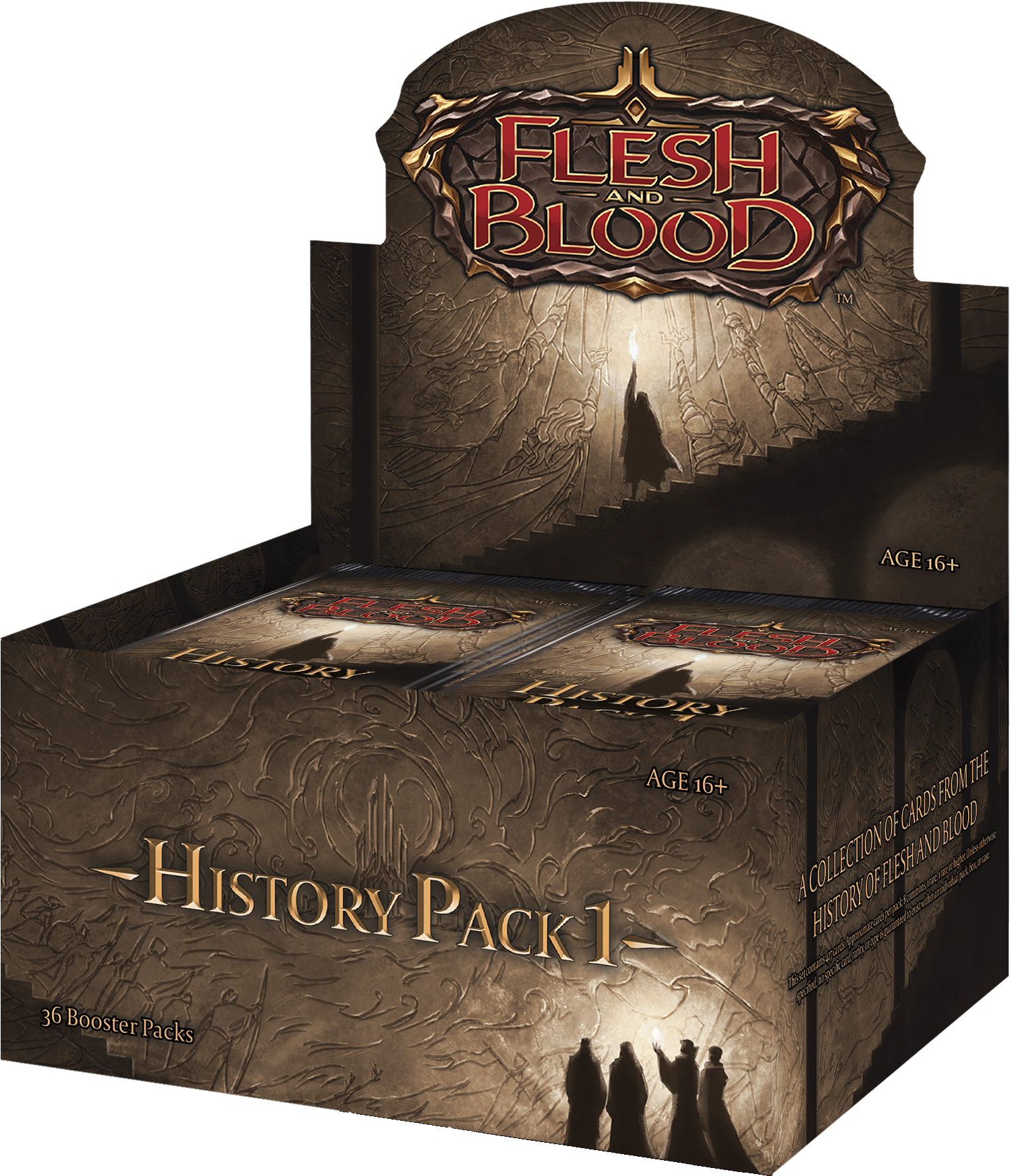 History Pack 1 Booster Box Display