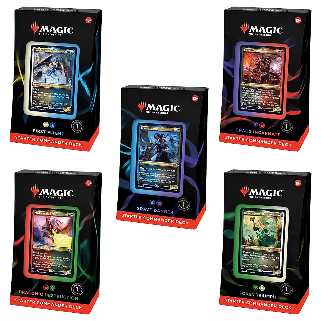 Starter Commander Decks (Set of 5)